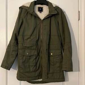 Gap fur lined jacket
